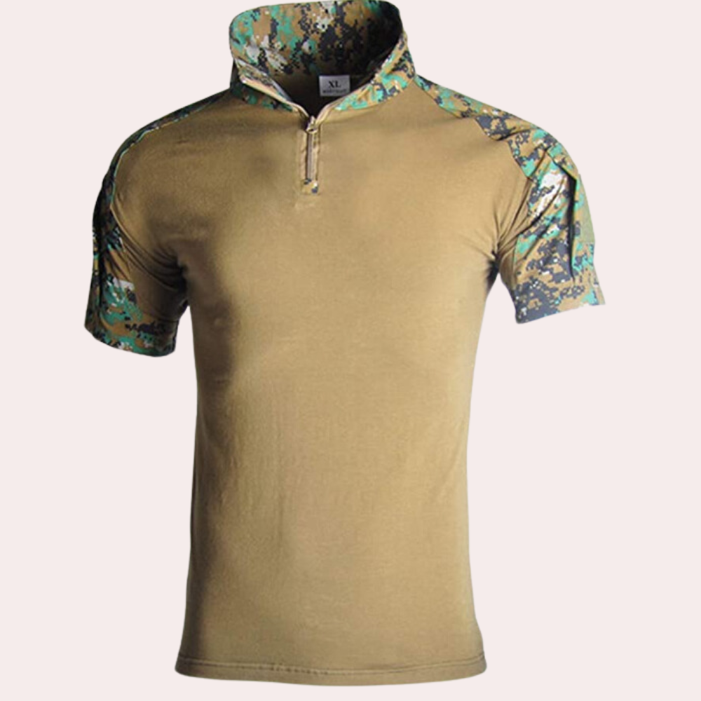 Herren Poloshirt Langarm mit Kapuze Stilvoll Baumwolle-4