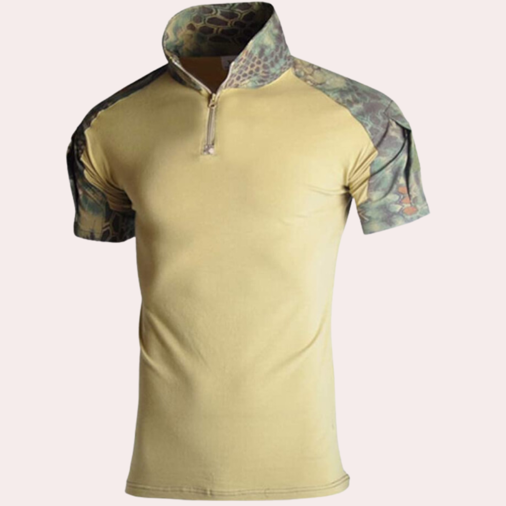 Herren Poloshirt Langarm mit Kapuze Stilvoll Baumwolle-5