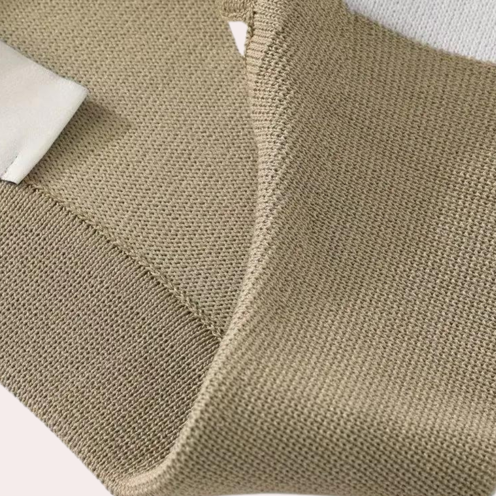 Herren Polo Shirt Farbblock Slim Fit Baumwolle Modern Stil-6