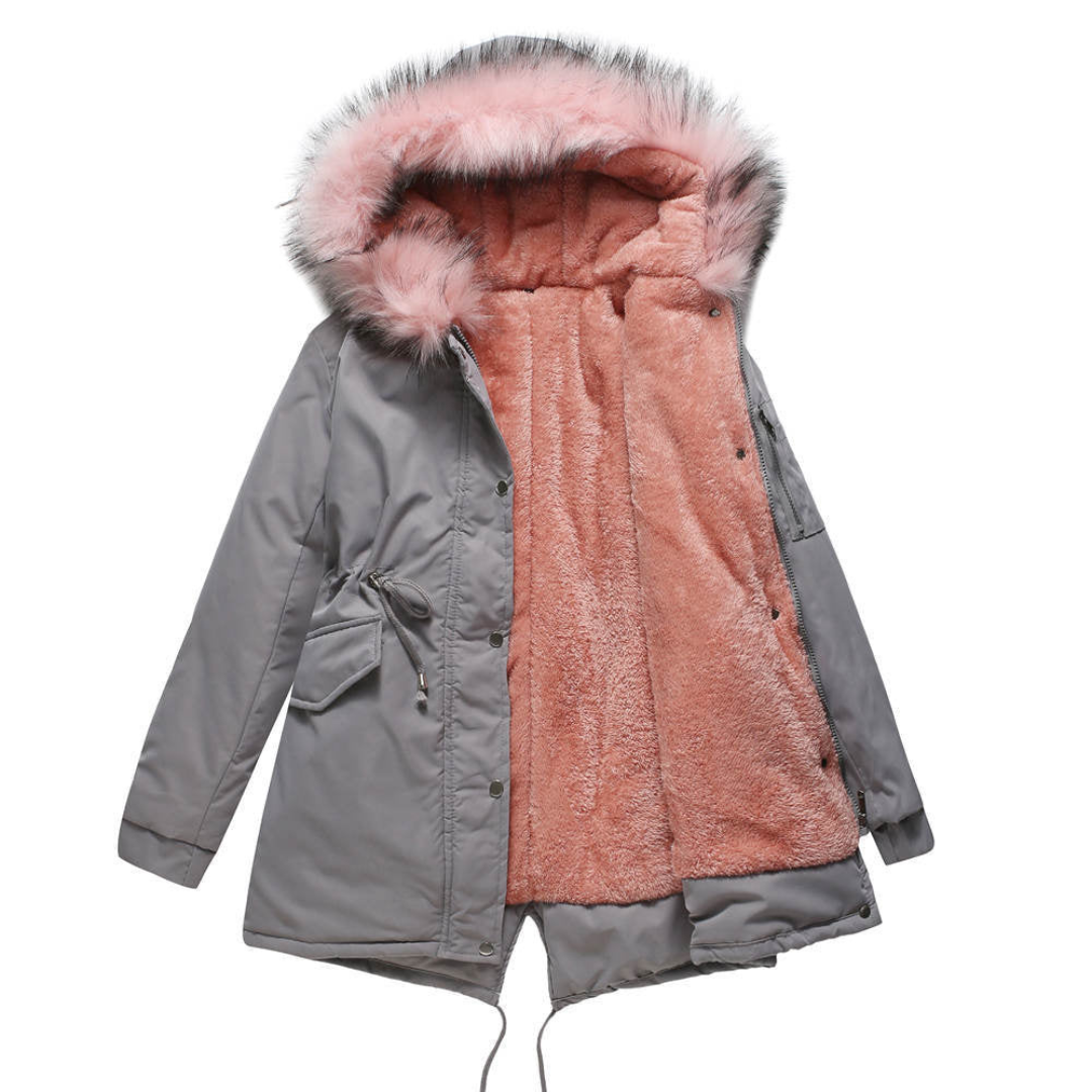 Caira | Warme Damen-Parka-Winterjacke mit Kapuze 5
