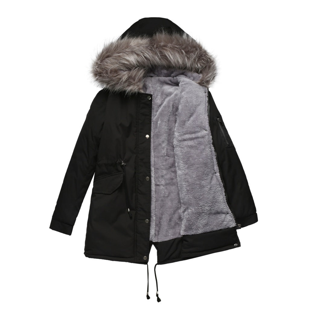 Caira | Warme Damen-Parka-Winterjacke mit Kapuze 6