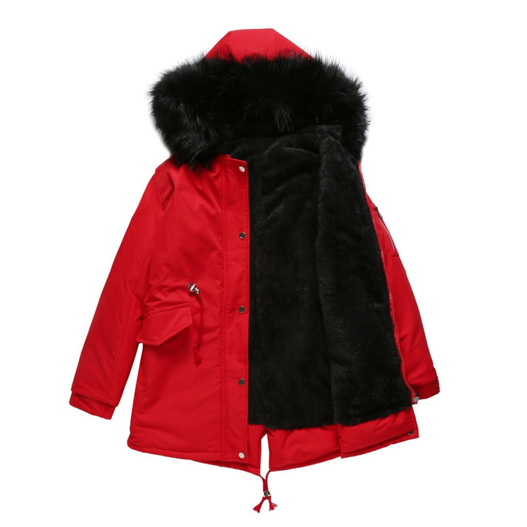 Caira | Warme Damen-Parka-Winterjacke mit Kapuze 7