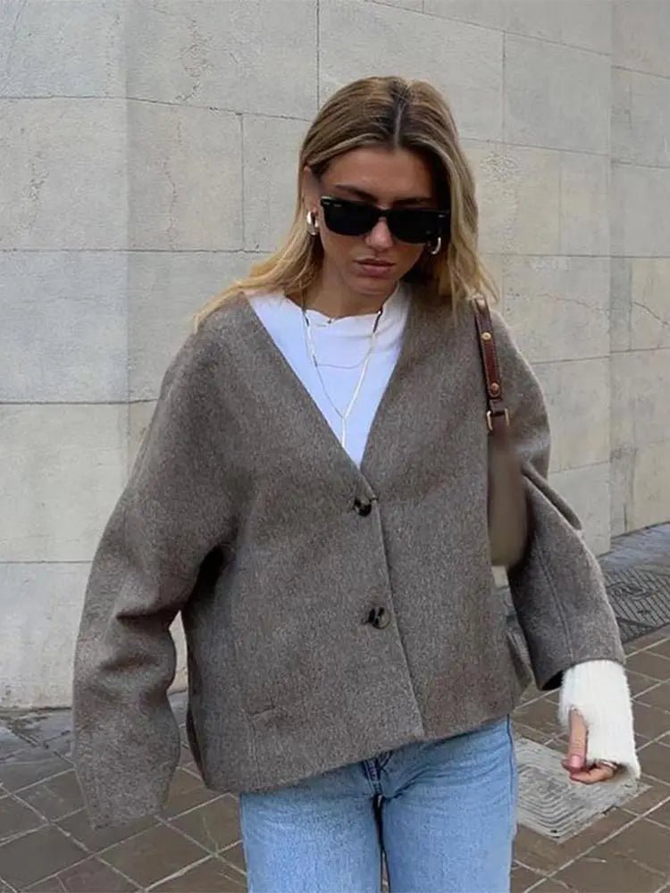 Charee | Übergroßer warmer Wintermantel für Damen 3