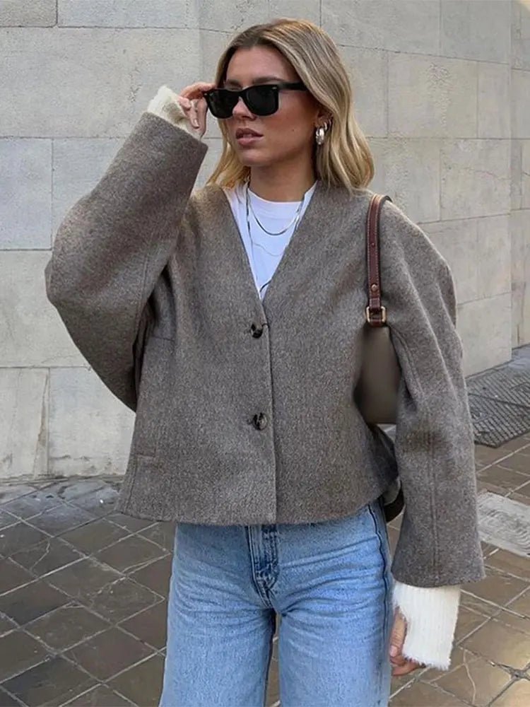 Charee | Übergroßer warmer Wintermantel für Damen 4