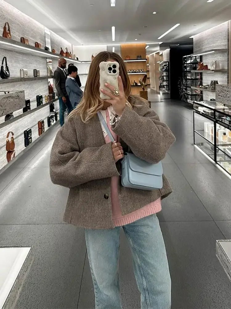 Charee | Übergroßer warmer Wintermantel für Damen 5