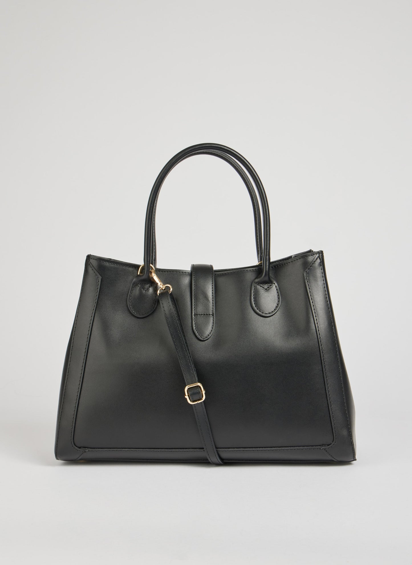 Chloe-Tasche aus gebürstetem schwarzem Leder 3