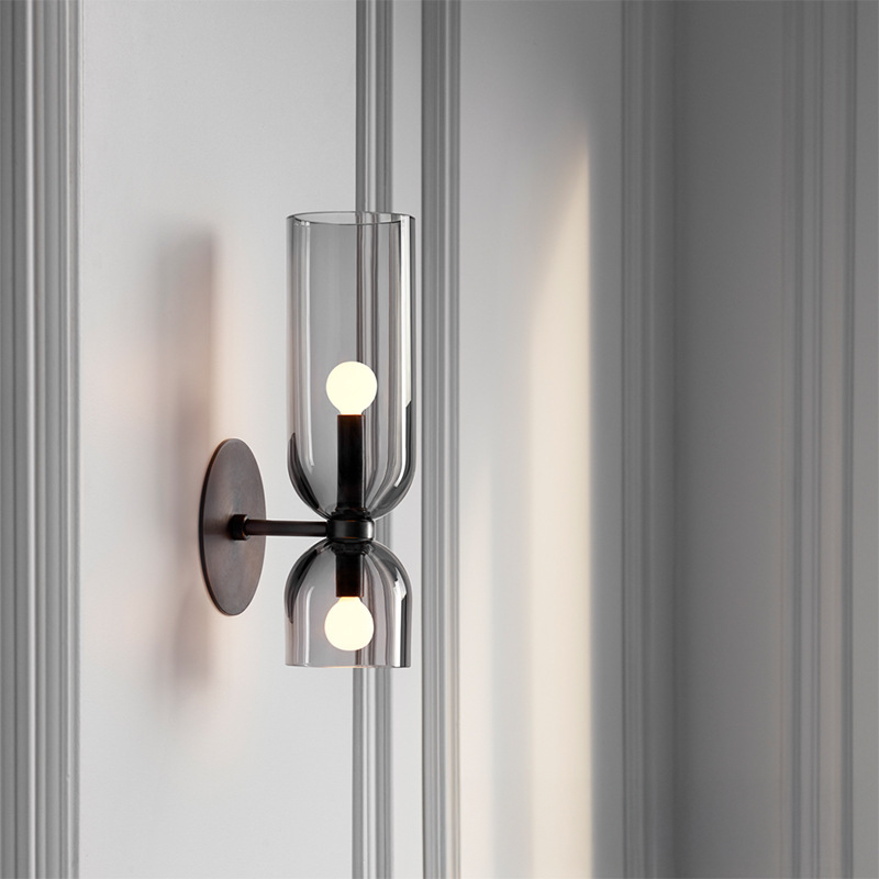 Clarva | Skulpturale Glas-Wandleuchte für zeitloses Wohnen 1