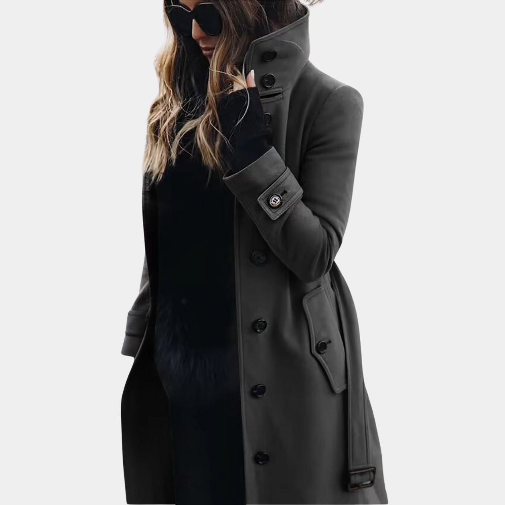 Colin | Stylischer warmer Trenchcoat für Damen 1