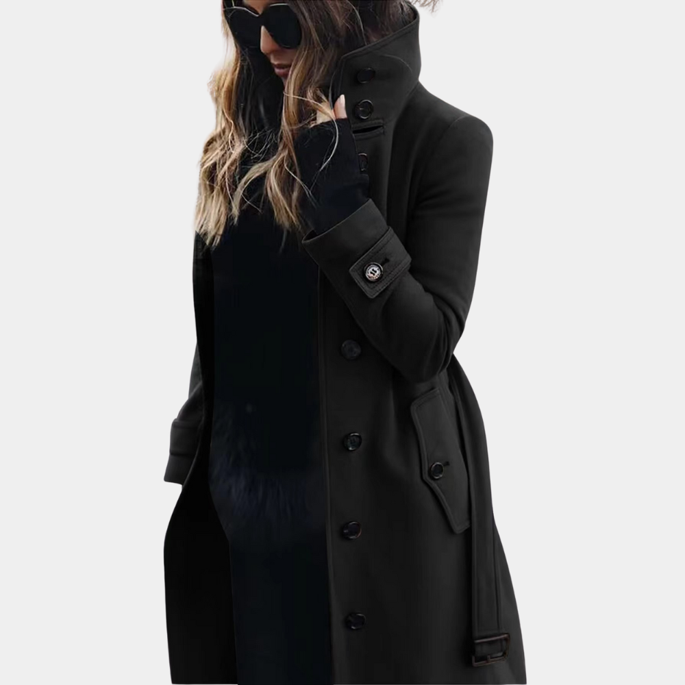Colin | Stylischer warmer Trenchcoat für Damen 3