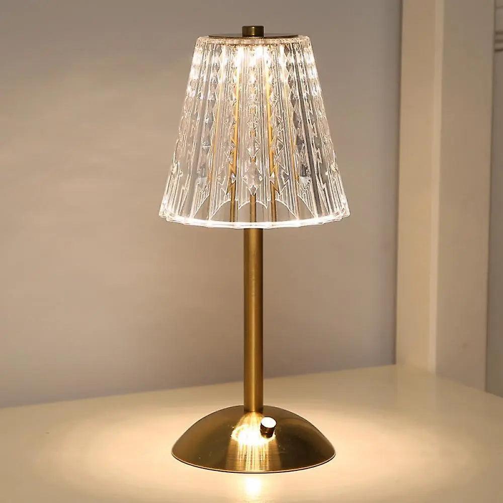 CrystalLuxe – Vintage-Tischleuchte mit elegantem Glanz 3