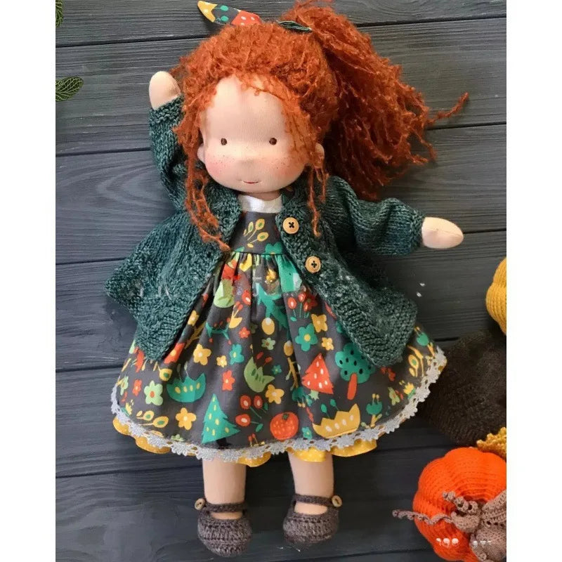 Cute Soft Plush Toys Waldorf Handmade Cute Cotton Stuffed Plush Doll Packaging Dolls Fabricchanging Box Best Children Birthda 0