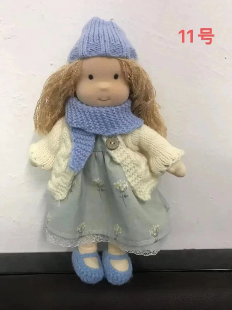 Cute Soft Plush Toys Waldorf Handmade Cute Cotton Stuffed Plush Doll Packaging Dolls Fabricchanging Box Best Children Birthda 1