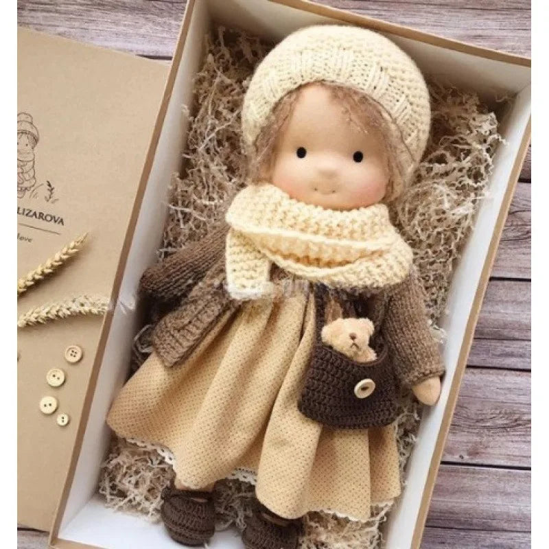 Cute Soft Plush Toys Waldorf Handmade Cute Cotton Stuffed Plush Doll Packaging Dolls Fabricchanging Box Best Children Birthda 12