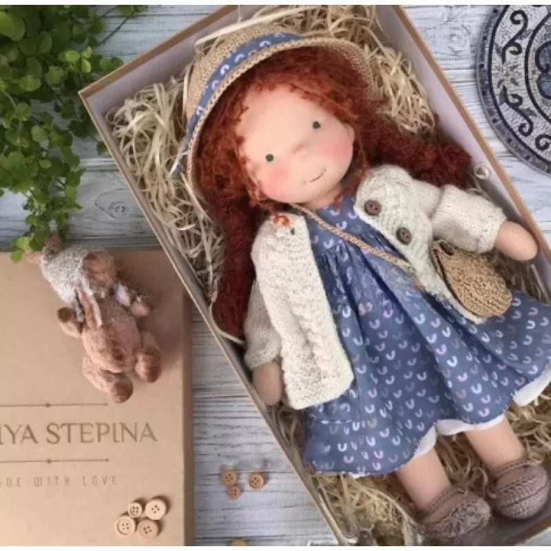 Cute Soft Plush Toys Waldorf Handmade Cute Cotton Stuffed Plush Doll Packaging Dolls Fabricchanging Box Best Children Birthda 18