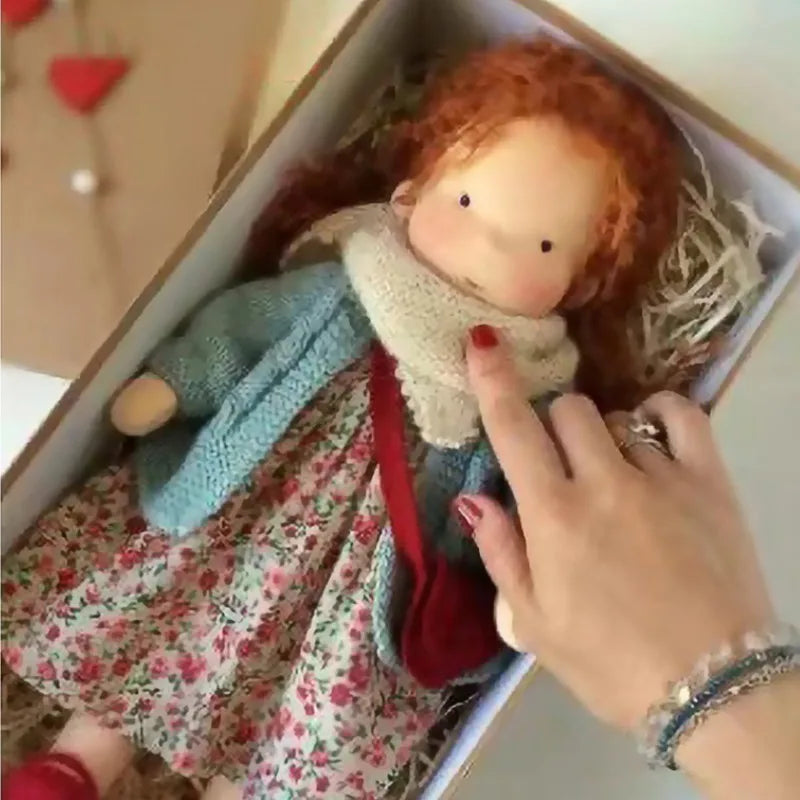 Cute Soft Plush Toys Waldorf Handmade Cute Cotton Stuffed Plush Doll Packaging Dolls Fabricchanging Box Best Children Birthda 23