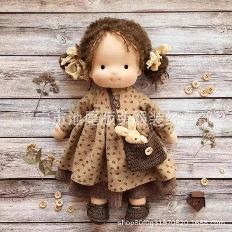 Cute Soft Plush Toys Waldorf Handmade Cute Cotton Stuffed Plush Doll Packaging Dolls Fabricchanging Box Best Children Birthda 25