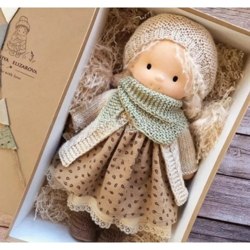 Cute Soft Plush Toys Waldorf Handmade Cute Cotton Stuffed Plush Doll Packaging Dolls Fabricchanging Box Best Children Birthda 27