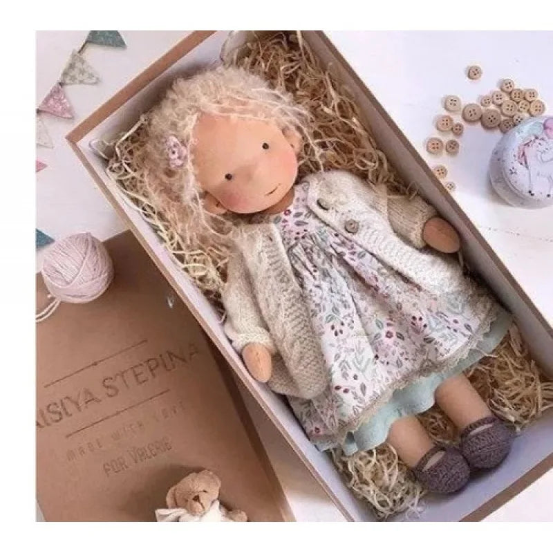 Cute Soft Plush Toys Waldorf Handmade Cute Cotton Stuffed Plush Doll Packaging Dolls Fabricchanging Box Best Children Birthda 36