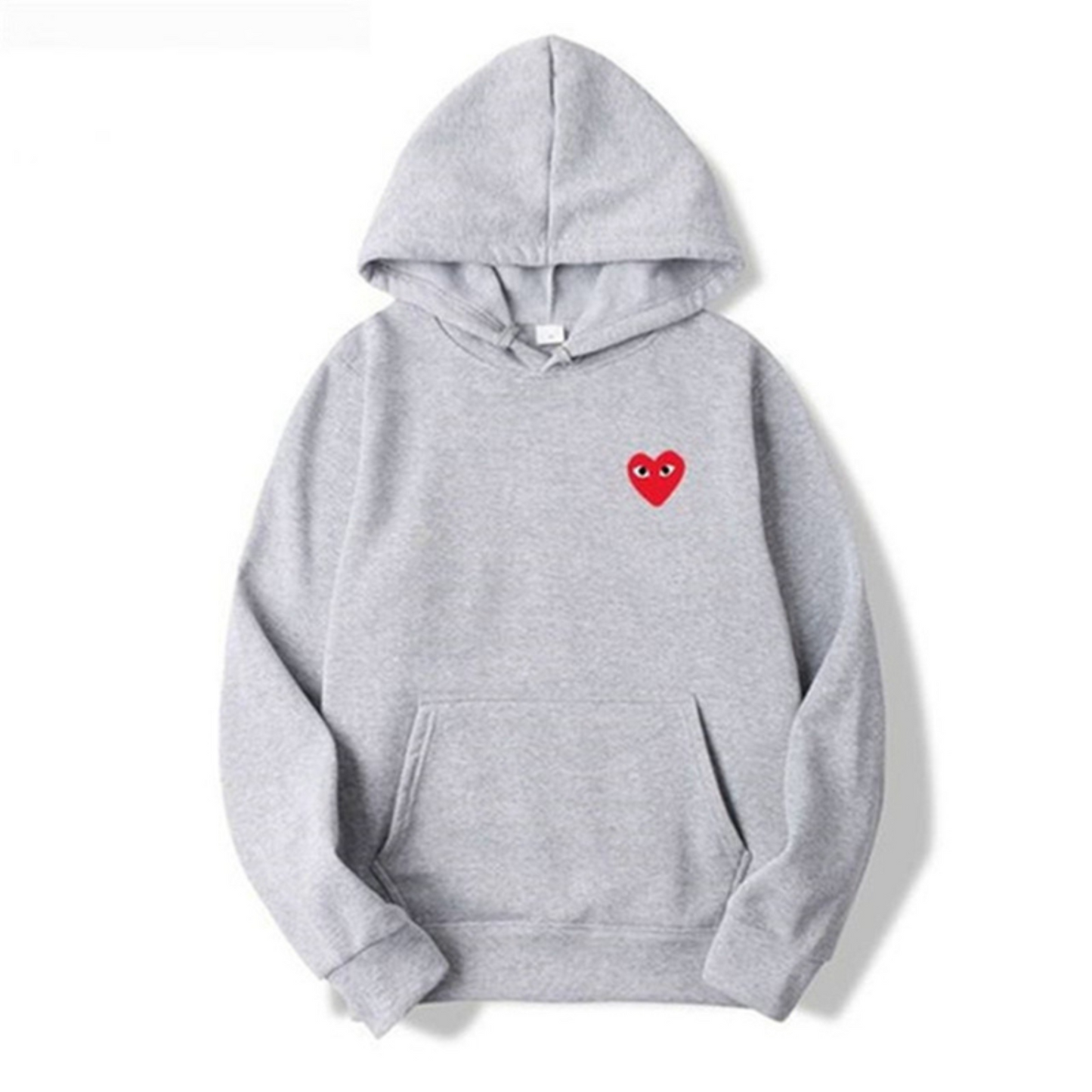 Damen Kapuzenpullover Herzmotiv Bequem Modernes Design 1
