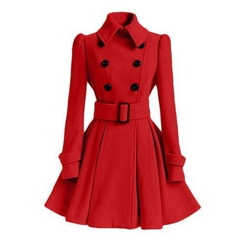 Damen Windbreaker Trenchcoat mit Flair 3