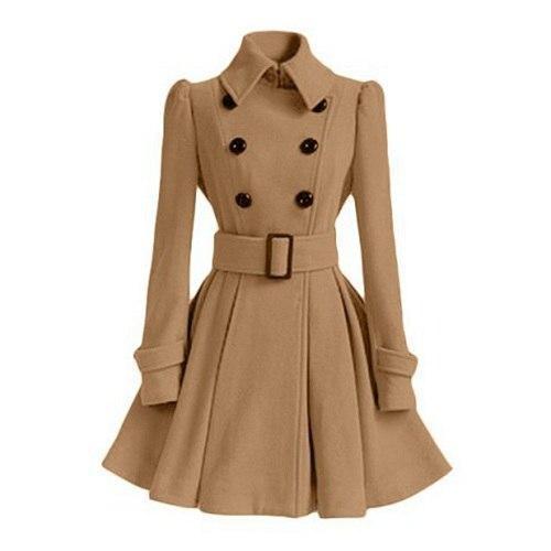 Damen Windbreaker Trenchcoat mit Flair 5