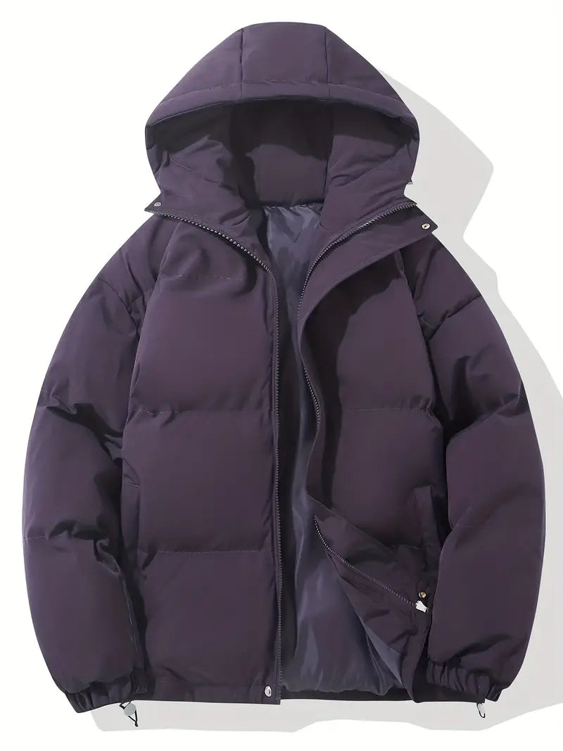 Damenjacke Kapuzenjacke Klassisches Design Warm Polyester 1