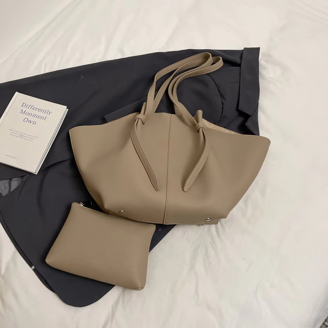 Designer-Mustertasche, geräumig, mit herausnehmbarem Innenfach 3