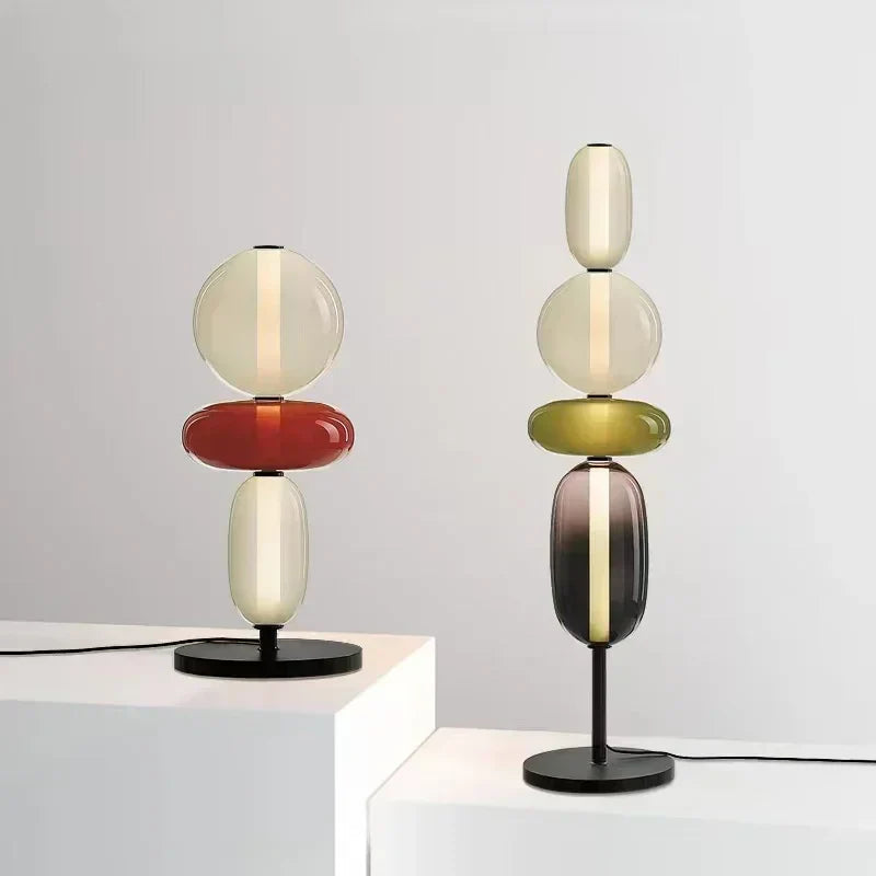 Designer Stehlampe mit Farbwechsel – LED Bogenlampe für Wohnzimmer, moderne Stehleuchte aus Eisen und Glas 4
