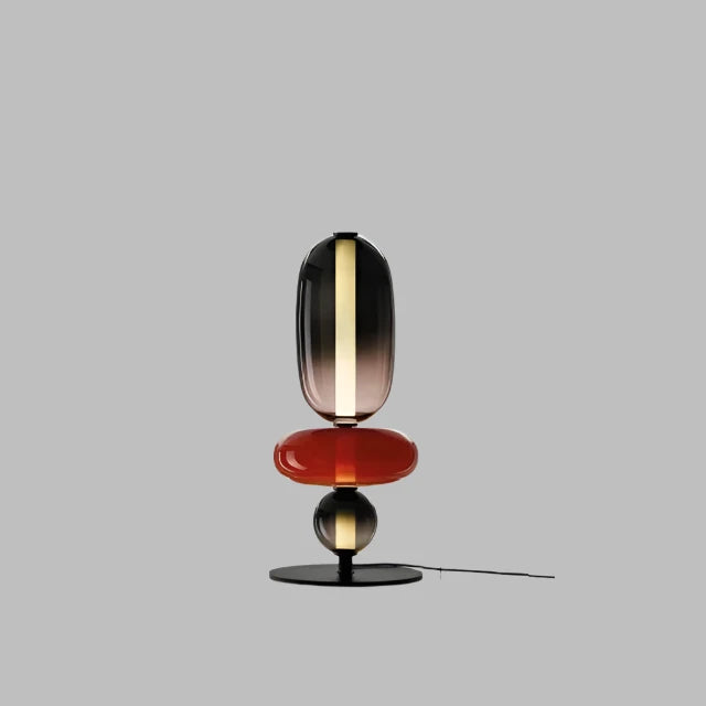 Designer Stehlampe mit Farbwechsel – LED Bogenlampe für Wohnzimmer, moderne Stehleuchte aus Eisen und Glas 6