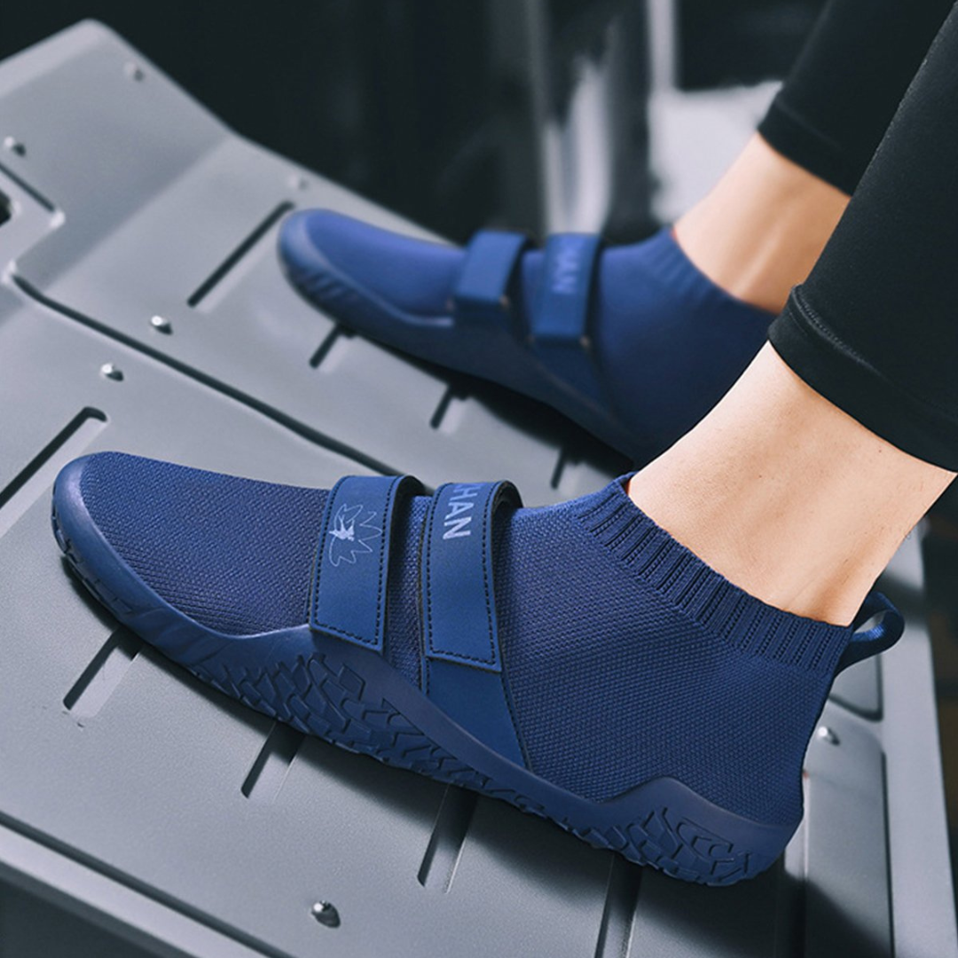 Herren Krafttraining Schuhe Stabilität Atmungsaktiv Flache Sohle für Kniebeugen und Kreuzheben-6