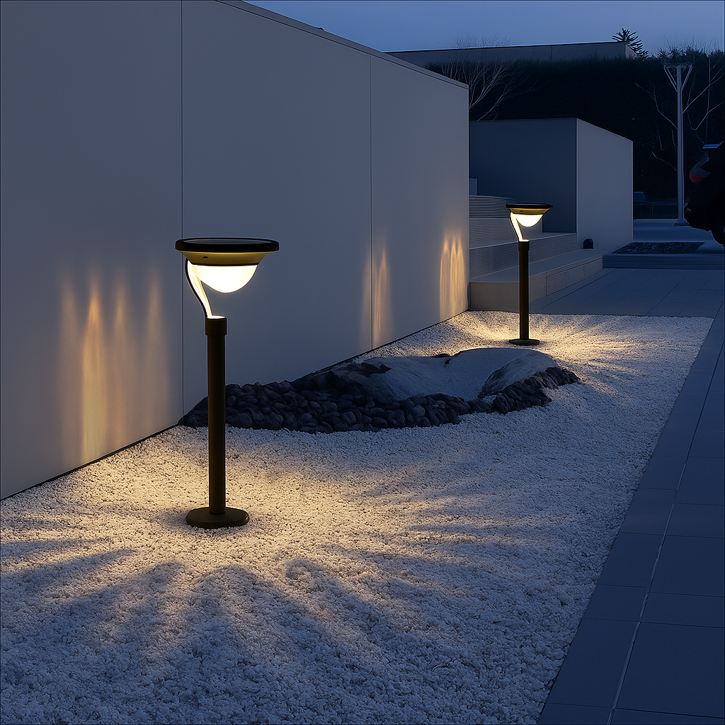 Eclipto | Elegante Solar-Wegebeleuchtung für ästhetische Aussicht 1