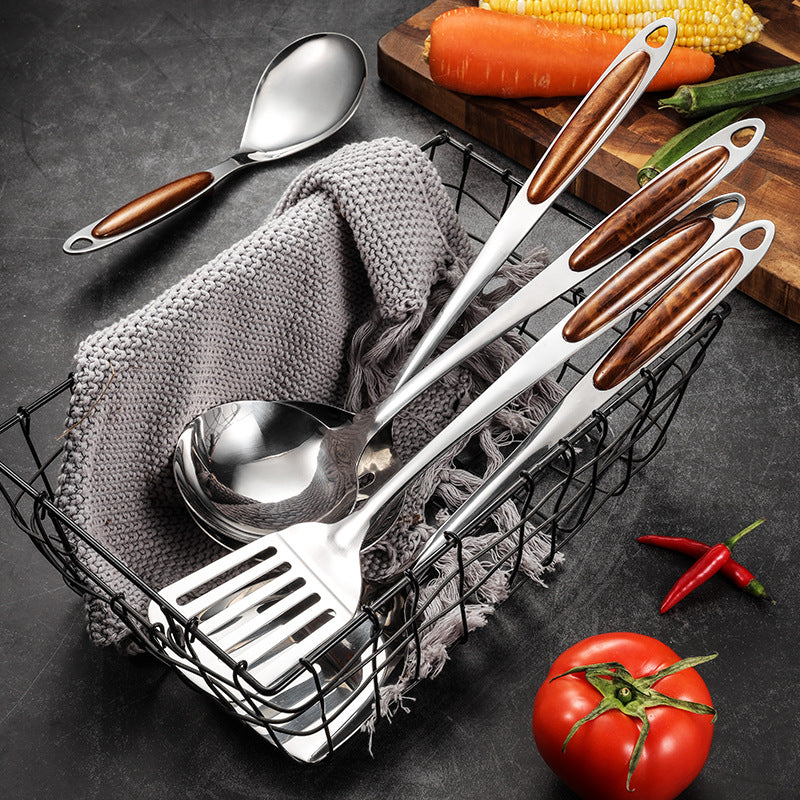 Edelstahl Küchenutensilien Set – 5-teiliges Küchenhelfer Set mit Ergonomischen Griffen für Profis 2