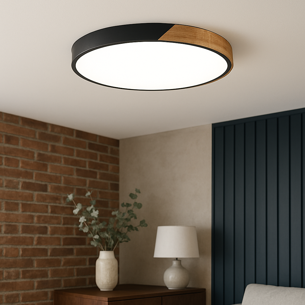 Elaris | Elegante Deckenleuchte aus Holz im skandinavischen Stil 2