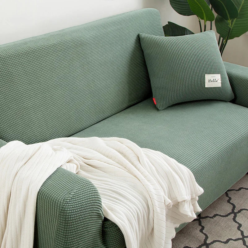 Elastischer Sofabezug aus Jacquard – Wasserabweisend, Rutschfest, Maschinenwaschbar für 1- bis 4-Sitzer Couch 1