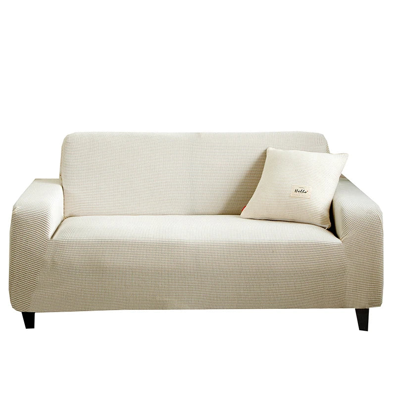 Elastischer Sofabezug aus Jacquard – Wasserabweisend, Rutschfest, Maschinenwaschbar für 1- bis 4-Sitzer Couch 11