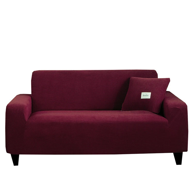 Elastischer Sofabezug aus Jacquard – Wasserabweisend, Rutschfest, Maschinenwaschbar für 1- bis 4-Sitzer Couch 13