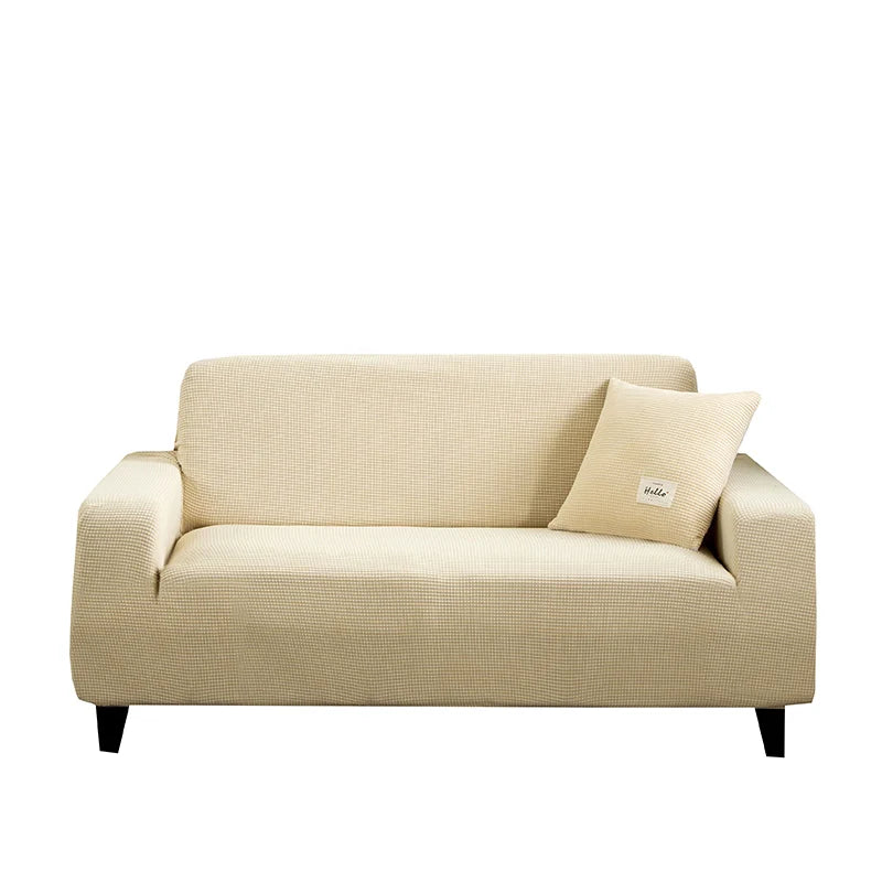 Elastischer Sofabezug aus Jacquard – Wasserabweisend, Rutschfest, Maschinenwaschbar für 1- bis 4-Sitzer Couch 19