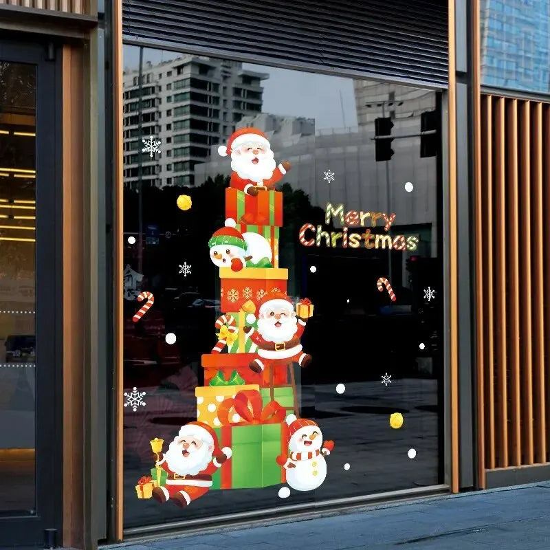 ElectrostaticDecor | Neujahrs-Fensterdekorationen 1