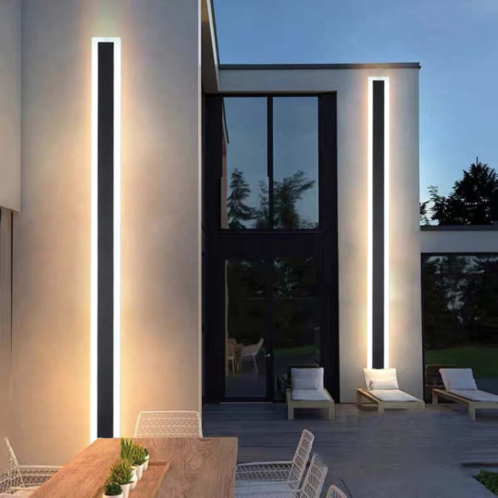Elegante Edelstahl Außenwandleuchte mit LED – IP65 Wasserdicht für Garten und Balkon, Modernes Design und Energiesparend 7