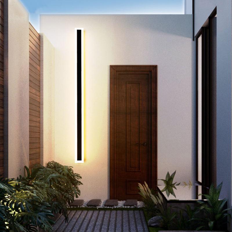 Elegante Edelstahl Außenwandleuchte mit LED – IP65 Wasserdicht für Garten und Balkon, Modernes Design und Energiesparend 8