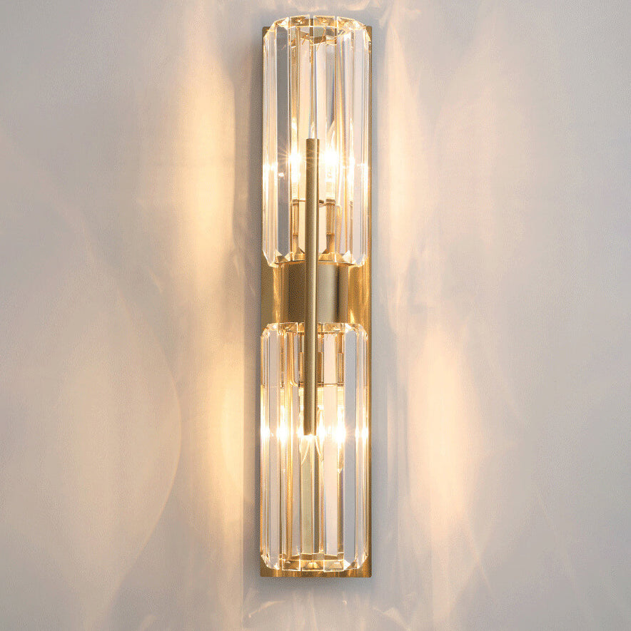 Elegante Kristall Wandleuchte Innen – Modernes Design für Luxuriöse Akzente, LED Beleuchtung, 43x10 cm 2