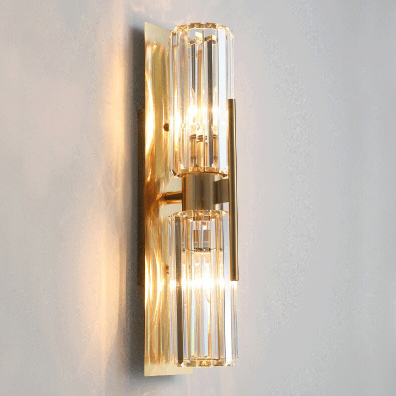 Elegante Kristall Wandleuchte Innen – Modernes Design für Luxuriöse Akzente, LED Beleuchtung, 43x10 cm 4