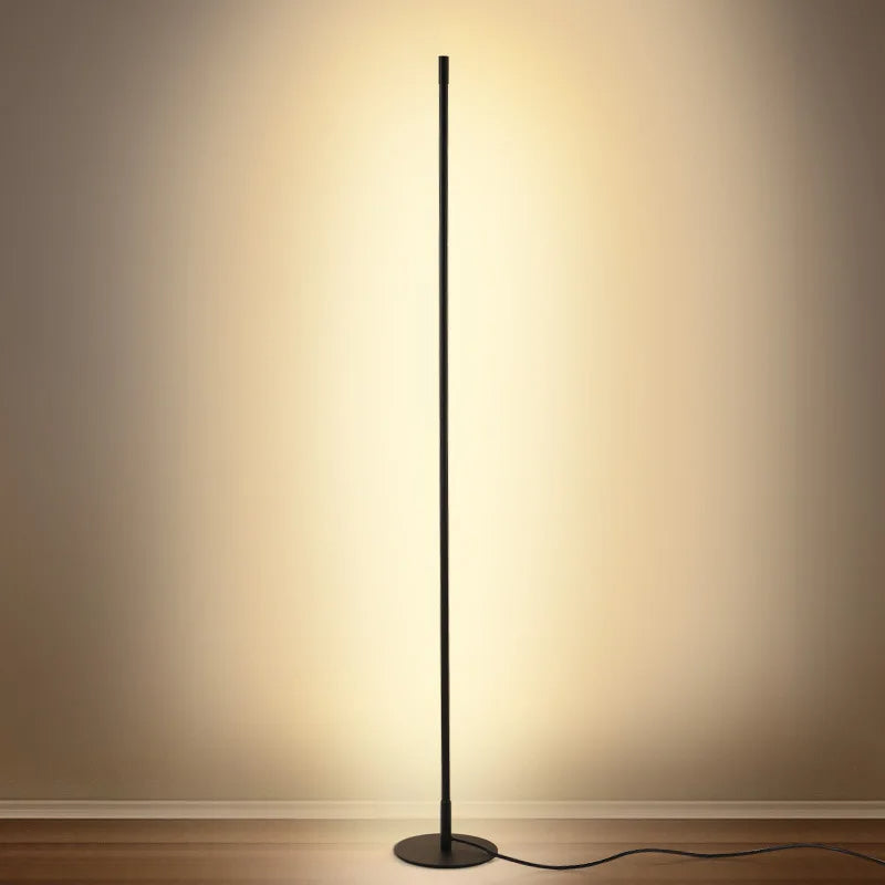 Elegante LED-Stehlampe FLORENCE für Wohnzimmer – Minimalistisches Design, Blendfreies Licht, 140 cm Hoch, Energieeffizient 1