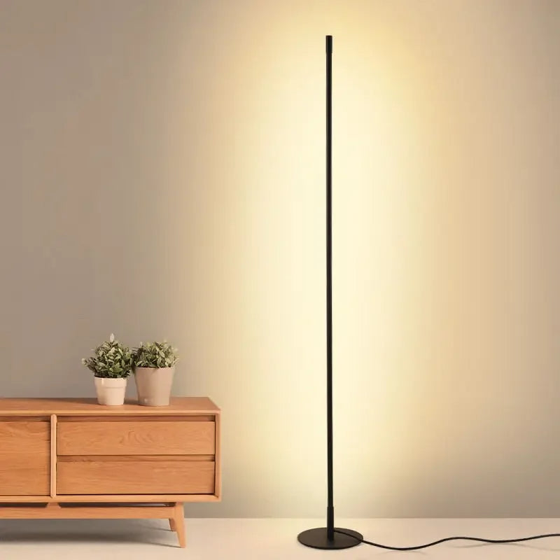 Elegante LED-Stehlampe FLORENCE für Wohnzimmer – Minimalistisches Design, Blendfreies Licht, 140 cm Hoch, Energieeffizient 2