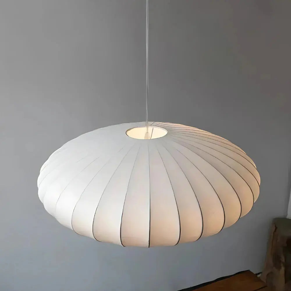 Elegante Pendelleuchte mit Seidenfinish für Esszimmer und Wohnzimmer – Minimalistische Hängeleuchte im Japandi-Stil 6