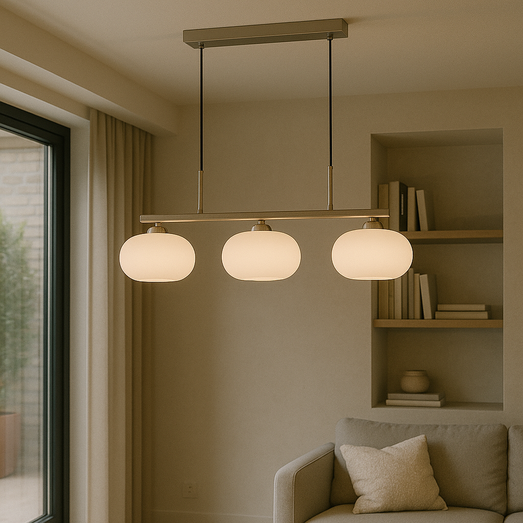 Elyra | Moderne Bauhaus-Hängeleuchte mit 3 Leuchten 2
