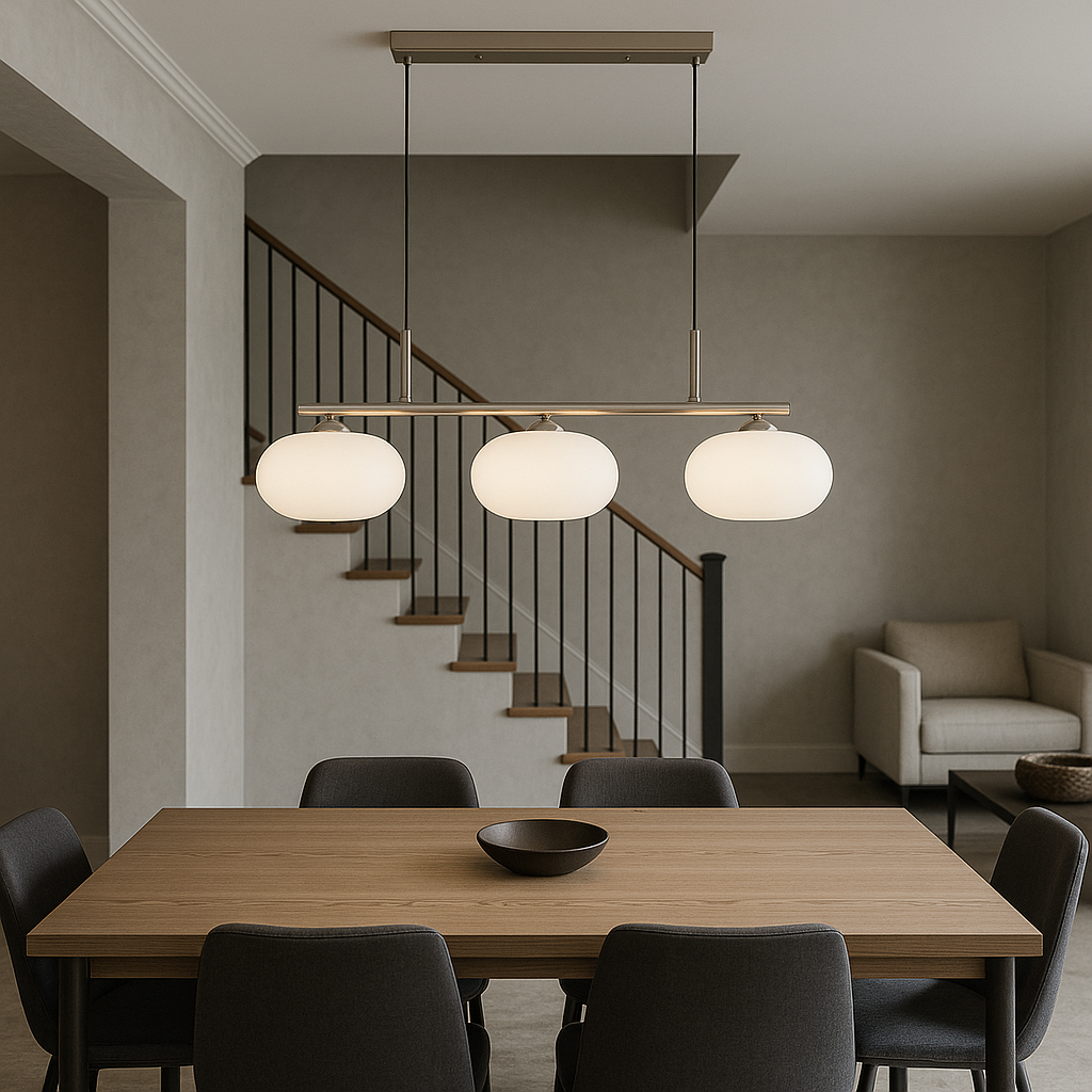 Elyra | Moderne Bauhaus-Hängeleuchte mit 3 Leuchten 3