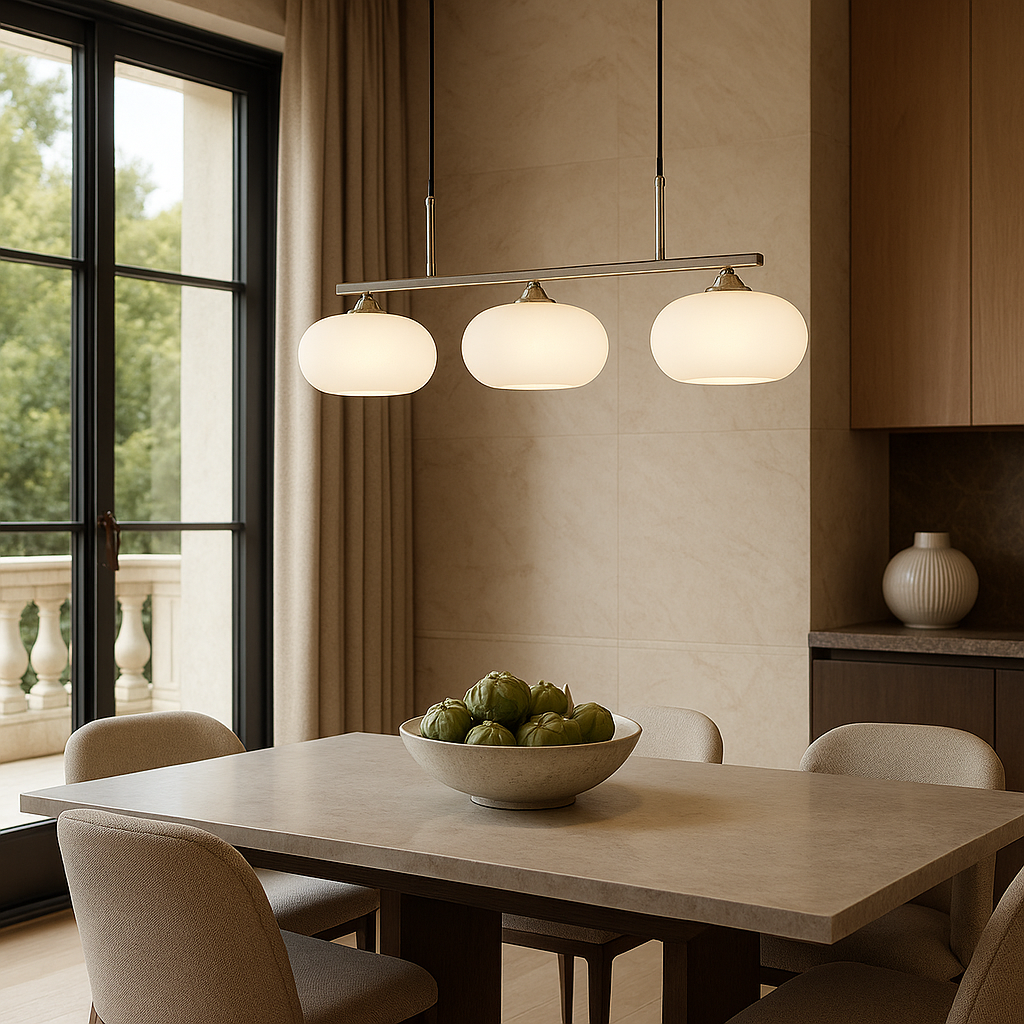 Elyra | Moderne Bauhaus-Hängeleuchte mit 3 Leuchten 4