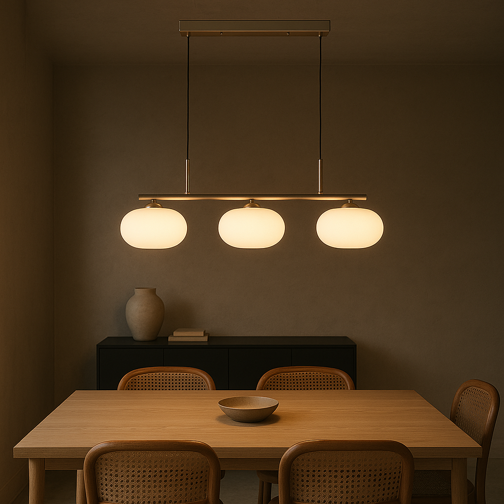 Elyra | Moderne Bauhaus-Hängeleuchte mit 3 Leuchten 5