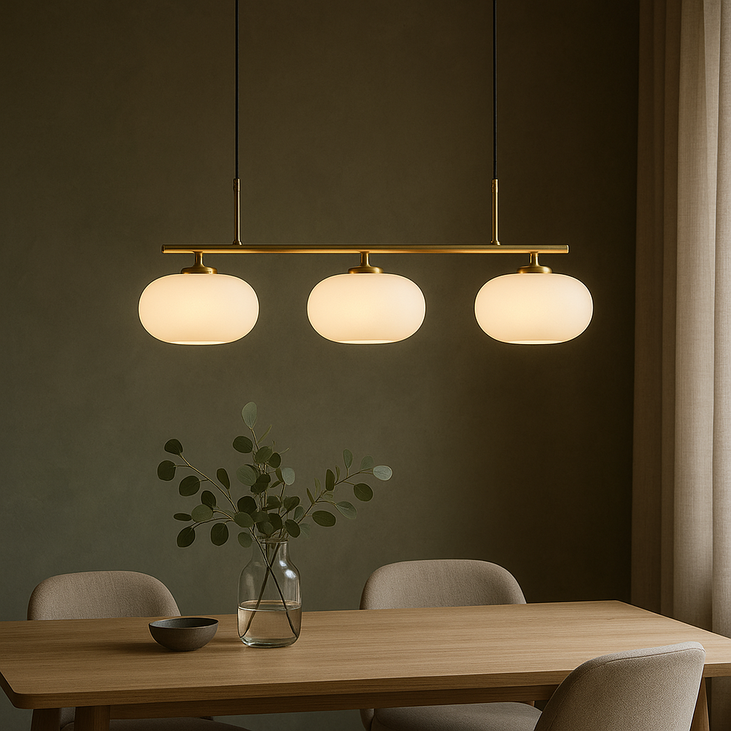 Elyra | Moderne Bauhaus-Hängeleuchte mit 3 Leuchten 6